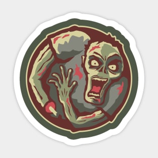 Zombies All Around Sticker